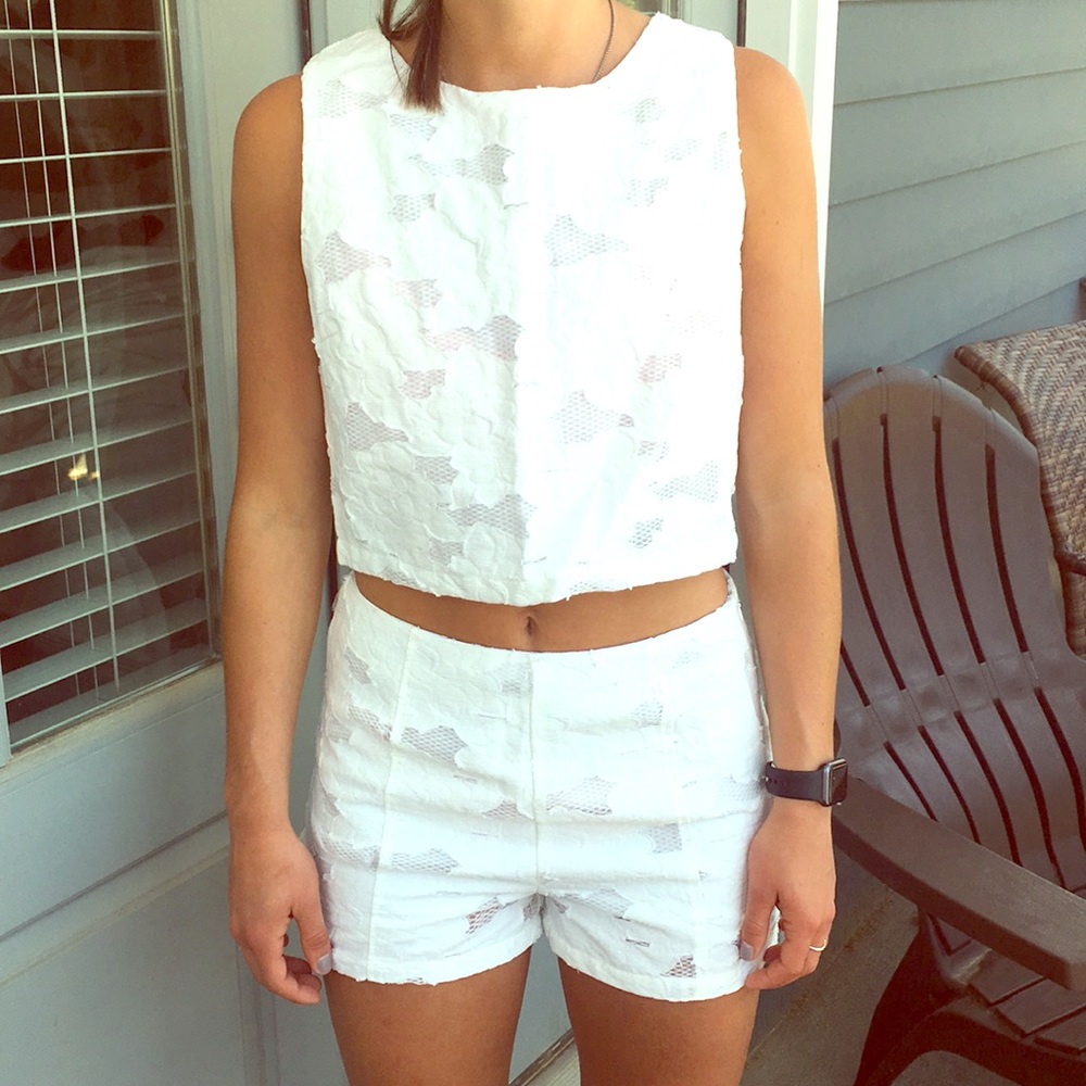White two piece set!